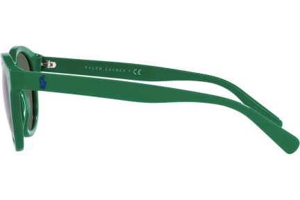 Okulary przeciwsłoneczne Polo Ralph Lauren PH4184 601771 Okrągłe Zielone