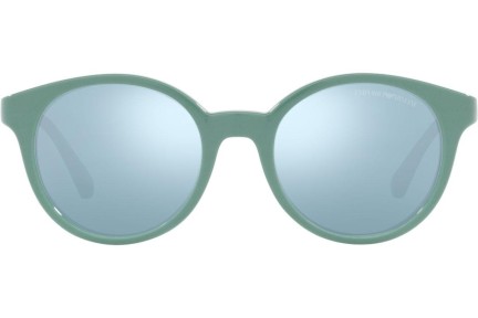 Okulary przeciwsłoneczne Emporio Armani EA4185 53331N Okrągłe Niebieskie