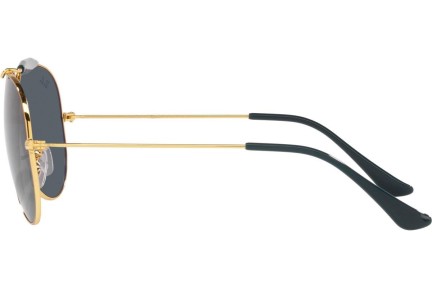 Okulary przeciwsłoneczne Ray-Ban Shooter RB3138 9241R5 Pilotki (Aviator) Złote