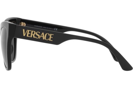 Okulary przeciwsłoneczne Versace VE4417U GB1/87 Kocie oczy Czarne
