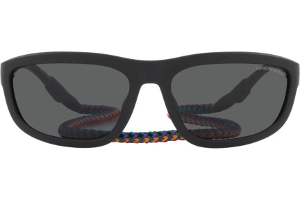 Okulary przeciwsłoneczne Emporio Armani EA4183U 500187 Prostokątne Czarne