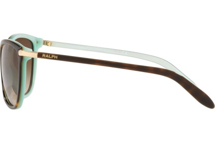 Okulary przeciwsłoneczne Ralph by Ralph Lauren RA5160 601/13 Kocie oczy Havana