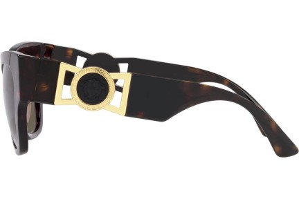 Okulary przeciwsłoneczne Versace VE4415U 108/3 Kocie oczy Havana