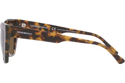 Okulary przeciwsłoneczne Emporio Armani EA4176 502573 Kocie oczy Havana