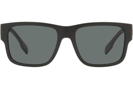 Okulary przeciwsłoneczne Burberry Knight BE4358 346481 Polarized Kwadratowe Czarne