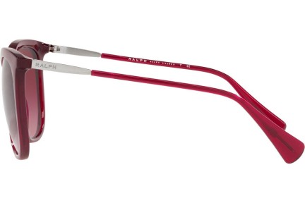 Okulary przeciwsłoneczne Ralph by Ralph Lauren RA5248 58008H Kocie oczy Czerwone