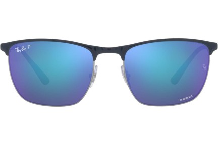 Ochelari de soare Ray-Ban Chromance Collection RB3686 92044L Polarized Pătrați Albaștri