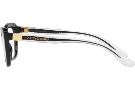 Okulary korekcyjne Dolce & Gabbana DG5082 501 Kocie oczy Czarne