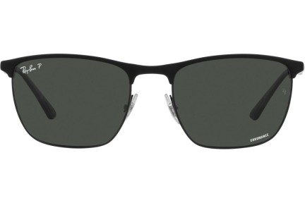 Okulary przeciwsłoneczne Ray-Ban Chromance Collection RB3686 186/K8 Polarized Kwadratowe Czarne