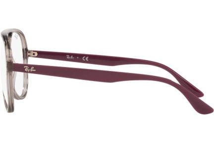 Okulary korekcyjne Ray-Ban RX4376V 8083 Pilotki (Aviator) Szare