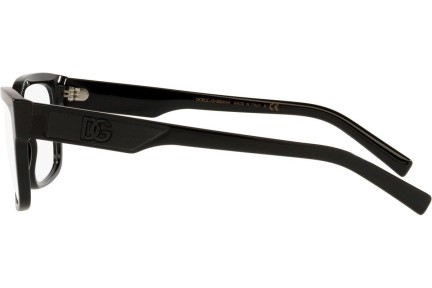 Okulary korekcyjne Dolce & Gabbana DG3352 501 Prostokątne Czarne