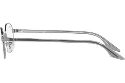 Okulary korekcyjne Ray-Ban RX6481V 3123 Owalne Srebrne