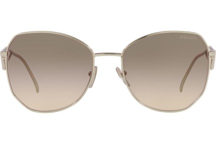 Okulary przeciwsłoneczne Prada PR57YS ZVN3D0 Okrągłe Złote