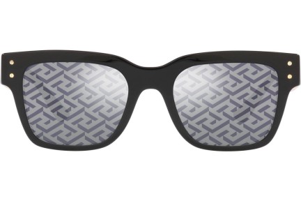 Okulary przeciwsłoneczne Versace La Greca VE4421 GB1/F Kwadratowe Czarne
