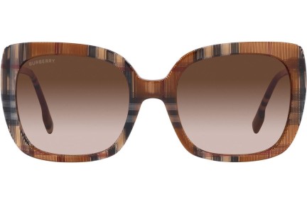 Okulary przeciwsłoneczne Burberry Caroll BE4323 400513 Oversize Brązowe