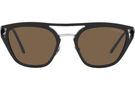 Okulary przeciwsłoneczne Giorgio Armani AR8158 500173 Kwadratowe Czarne
