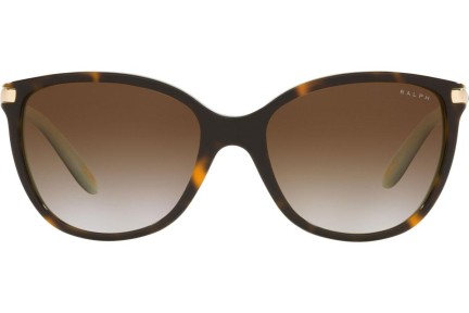 Okulary przeciwsłoneczne Ralph by Ralph Lauren RA5160 601/13 Kocie oczy Havana