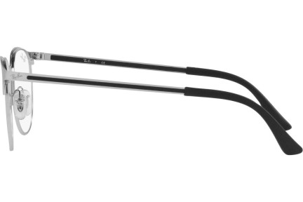 Okulary korekcyjne Ray-Ban RX6375 3134 Okrągłe Srebrne