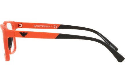 Okulary korekcyjne Emporio Armani EA3203 5932 Prostokątne Pomarańczowe