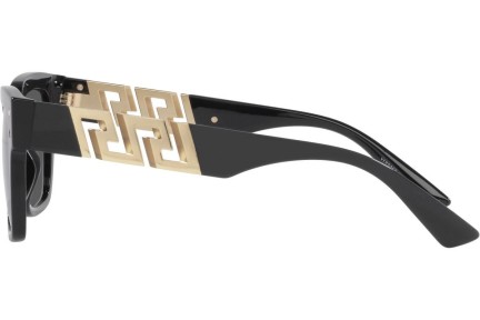 Okulary przeciwsłoneczne Versace La Greca VE4421 GB1/87 Kwadratowe Czarne