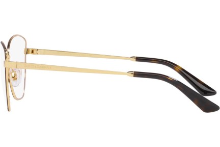 Okulary korekcyjne Dolce & Gabbana DG1340 1320 Kocie oczy Złote