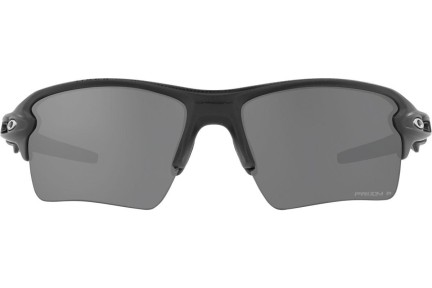 Okulary przeciwsłoneczne Oakley Flak 2.0 XL High Resolution Collection OO9188-H3 Polarized Prostokątne Szare