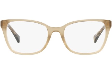 Okulary korekcyjne Ralph by Ralph Lauren RA7137U 6010 Kwadratowe Beżowe