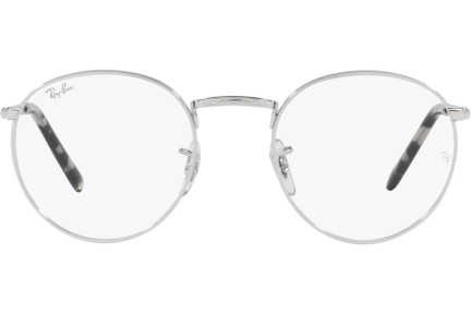 szemüvegeinket Ray-Ban New Round RX3637V 2501 Kerek Ezüst