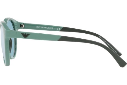 Okulary przeciwsłoneczne Emporio Armani EA4185 53331N Okrągłe Niebieskie