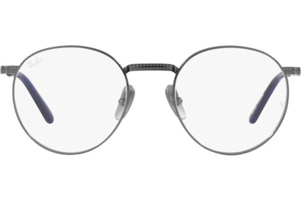 Okulary korekcyjne Ray-Ban Round Titanium Titanium Collection RX8237V 1238 Okrągłe Srebrne