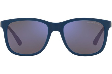 Okulary przeciwsłoneczne Emporio Armani EA4184 508822 Polarized Kwadratowe Niebieskie