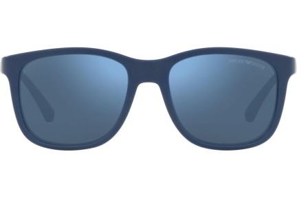 Okulary przeciwsłoneczne Emporio Armani EA4184 508855 Kwadratowe Niebieskie