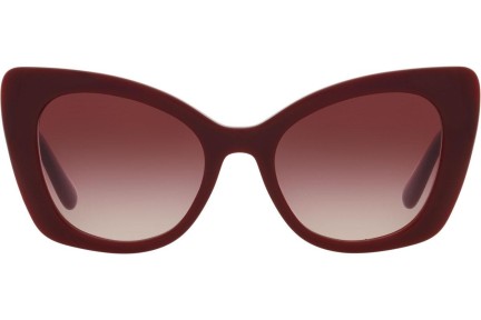 Okulary przeciwsłoneczne Dolce & Gabbana DG4405 30918H Kocie oczy Czerwone