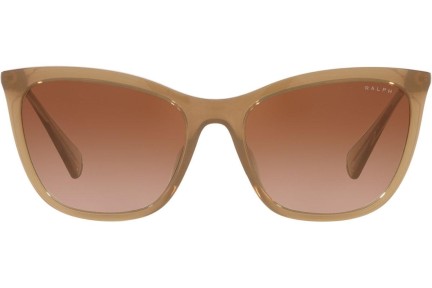 Okulary przeciwsłoneczne Ralph by Ralph Lauren RA5289 600413 Kocie oczy Beżowe