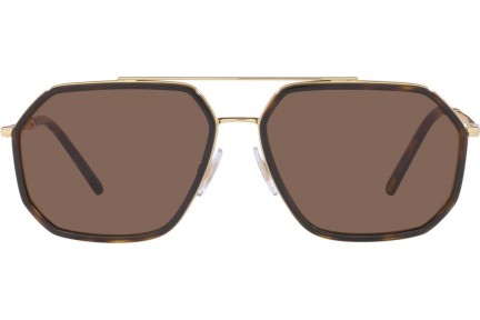 Okulary przeciwsłoneczne Dolce & Gabbana DG2285 02/73 Pilotki (Aviator) Złote