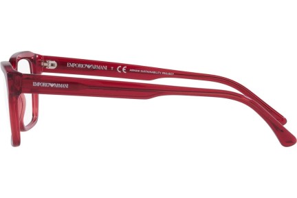 Okulary korekcyjne Emporio Armani EA3192 5075 Prostokątne Czerwone