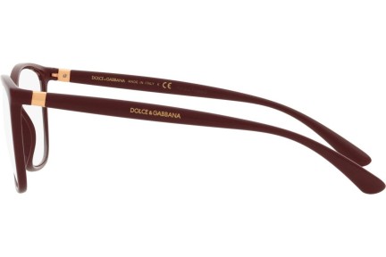 Okulary korekcyjne Dolce & Gabbana DG5026 3247 blue-light [non-prescription] Prostokątne Czerwone