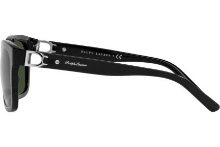 Okulary przeciwsłoneczne Ralph Lauren RL8203QU 500171 Prostokątne Czarne