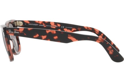 Okulary przeciwsłoneczne Ray-Ban Wayfarer Chromance Collection RB2140 1334G3 Polarized Kwadratowe Havana