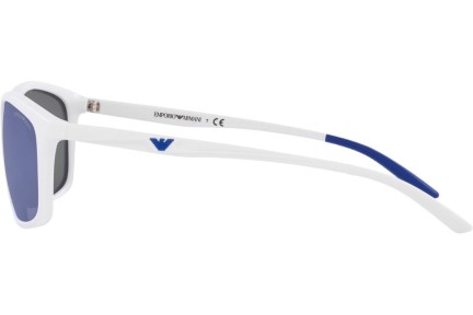 Okulary przeciwsłoneczne Emporio Armani EA4179 534455 Prostokątne Białe