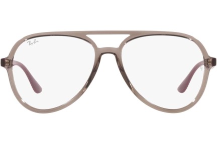 Okulary korekcyjne Ray-Ban RX4376V 8083 Pilotki (Aviator) Szare