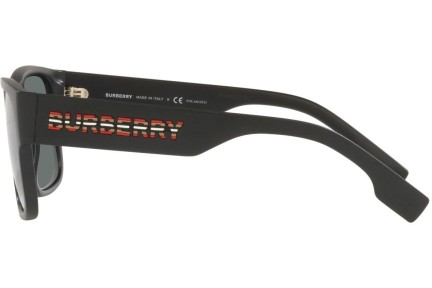 Okulary przeciwsłoneczne Burberry Knight BE4358 346481 Polarized Kwadratowe Czarne