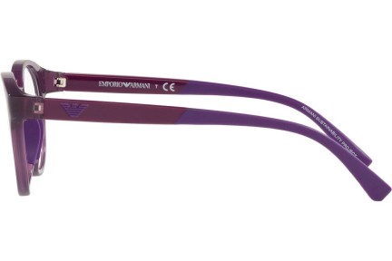 Okulary korekcyjne Emporio Armani EA3205 5071 Okrągłe Fioletowe