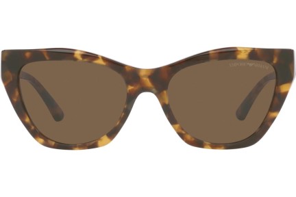 Okulary przeciwsłoneczne Emporio Armani EA4176 502573 Kocie oczy Havana