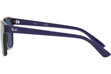 Okulary przeciwsłoneczne Ray-Ban Junior RJ9071S 712080 Kwadratowe Czarne