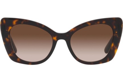 Okulary przeciwsłoneczne Dolce & Gabbana DG4405 502/13 Kocie oczy Havana