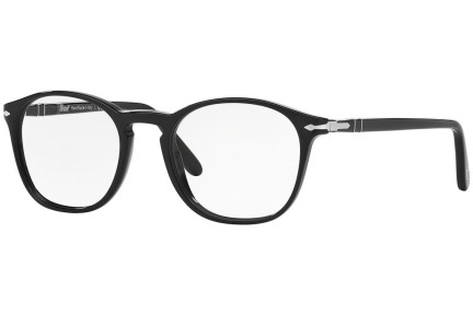 Okulary korekcyjne Persol PO3007V 95 Kwadratowe Czarne