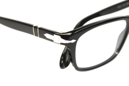 Okulary korekcyjne Persol PO3012V 95 Kwadratowe Czarne