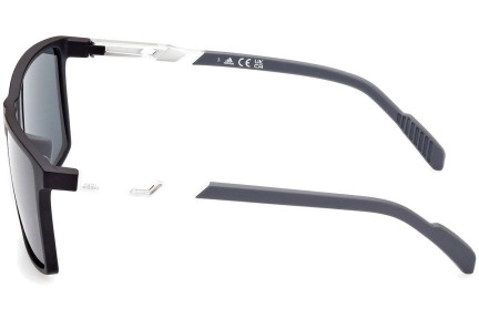 Okulary przeciwsłoneczne Adidas Sport SP0058 02D Polarized Okrągłe Czarne