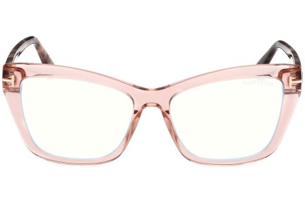 Silmälasit Tom Ford FT5826-B 072 Cat Eye Vaaleanpunainen